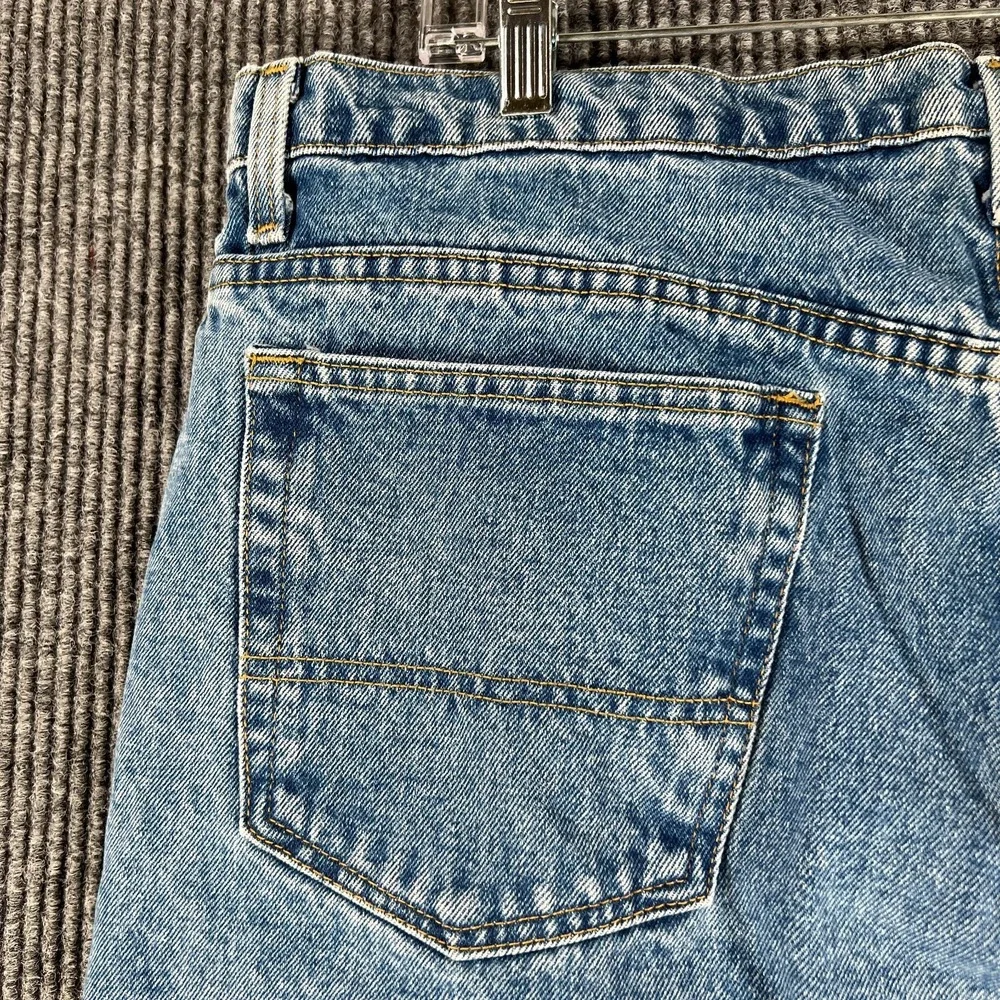 Vintage Polo Ralph Lauren Jeans Mens 38x30 Blue Denim Baggy Wide Leg Loose Fit